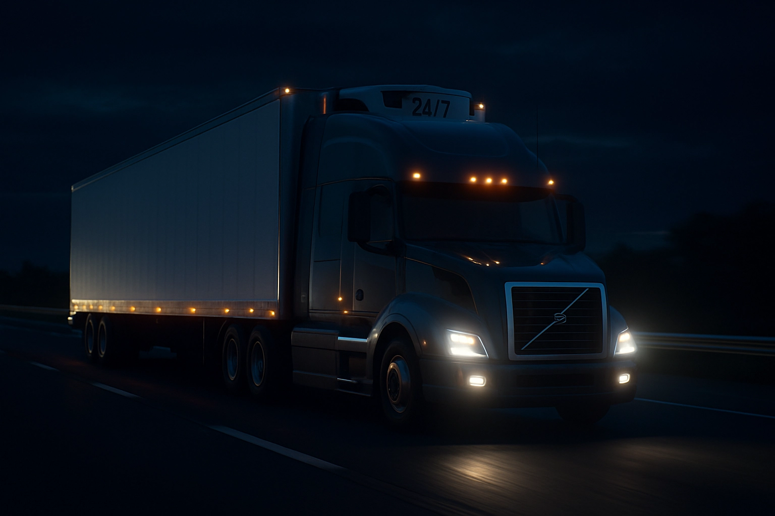 Night delivery fleet