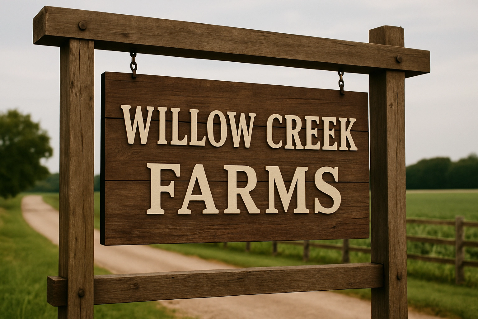 Partner farm signage