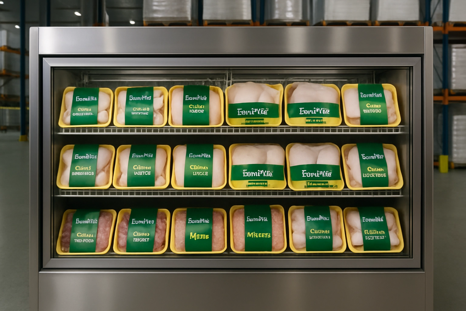 Retail-ready poultry display