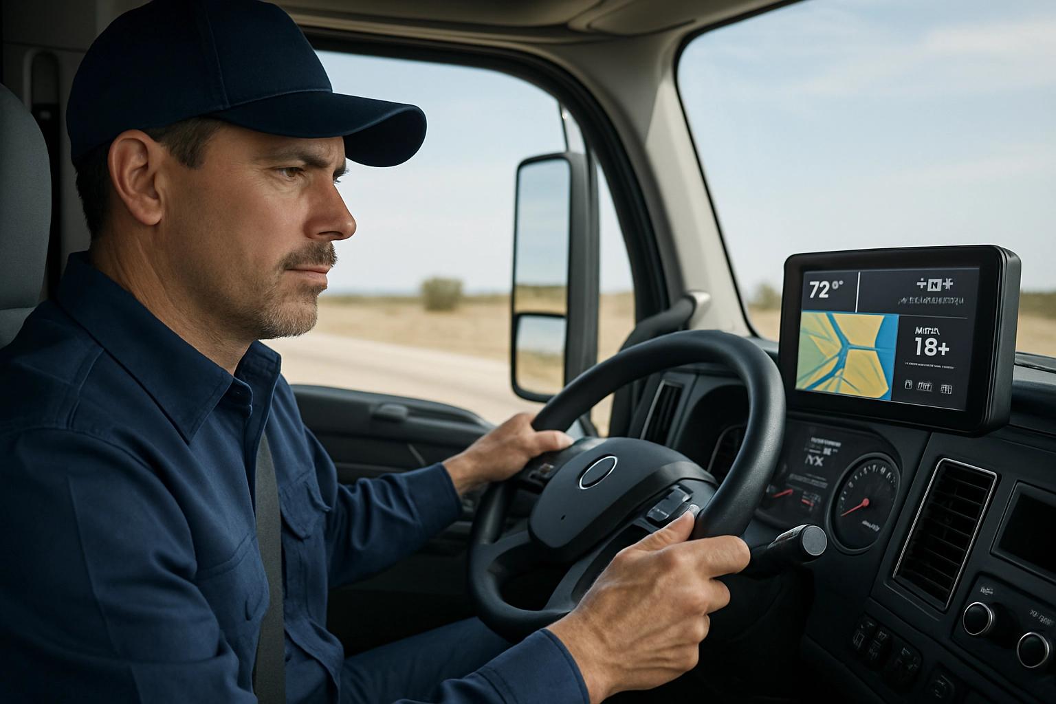 Refrigerated truck interior